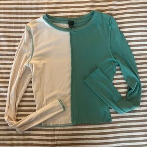 Wild Fable Colorblock Long Sleeve Tee